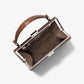 Simone Crocodile Embossed Leather Satchel