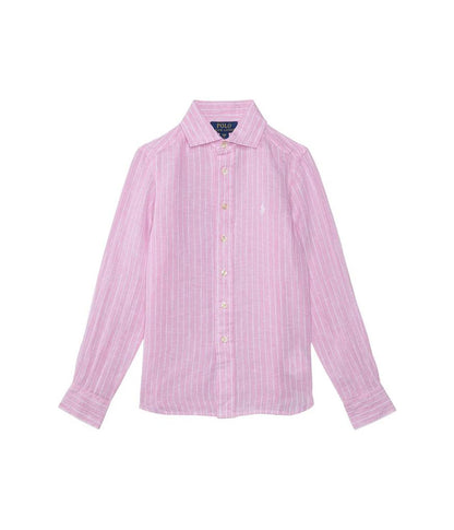 Striped Linen Shirt (Toddler/Little Kid)