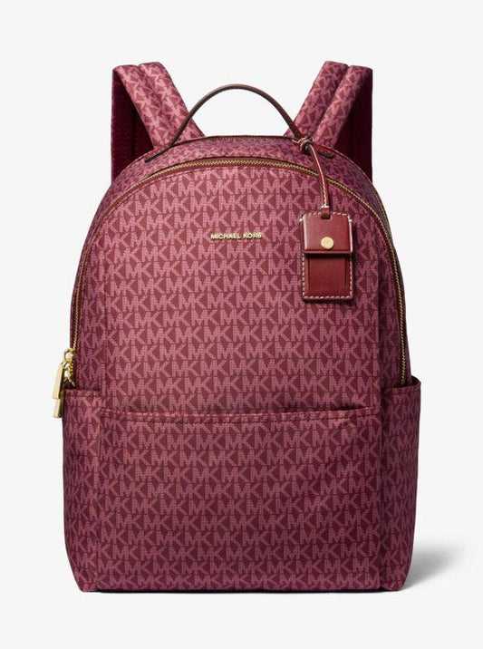 Sable Large Printed Signature Logo Backpack