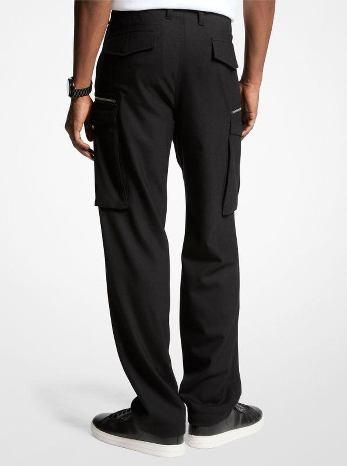 Stretch Wool Cargo Pants