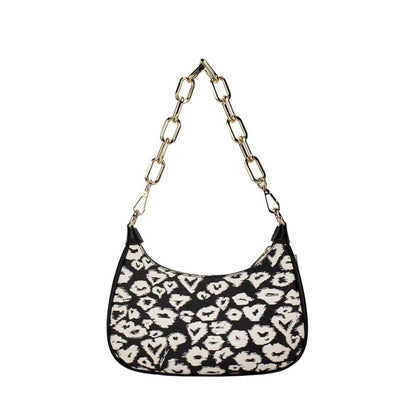 Michael Kors Cora Medium Heart Print PVC Zip Pouchette Crossbody Women's Bag
