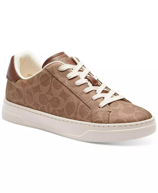 High Line Update Signature Canvas Lace-Up Sneakers