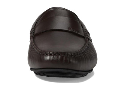 Smooth Leather Slip-On Drivers