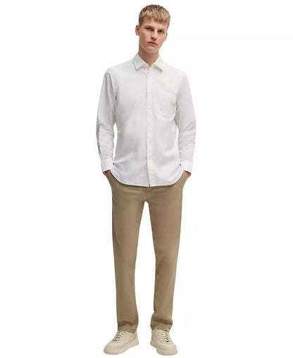 Men's Cotton Dobby Regular-Fit Shirt