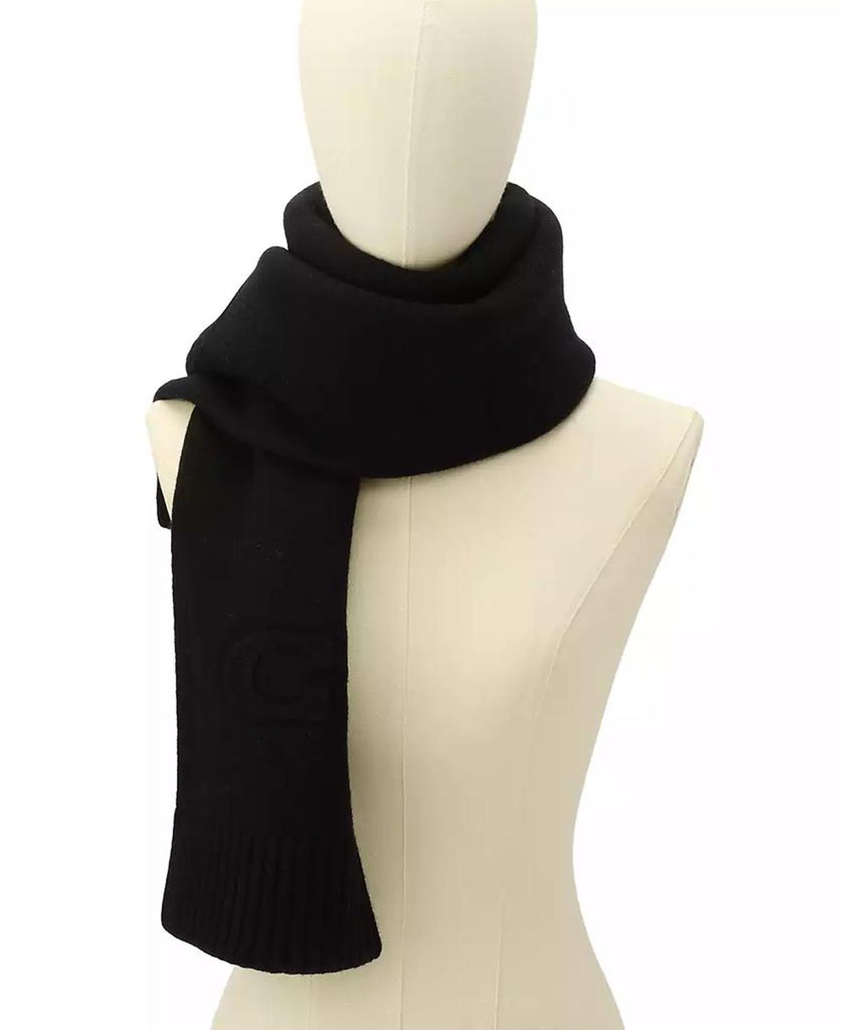 Women's Embossed Knit Muffler