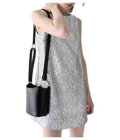 Halo Fine Grain Leather Mini Bucket