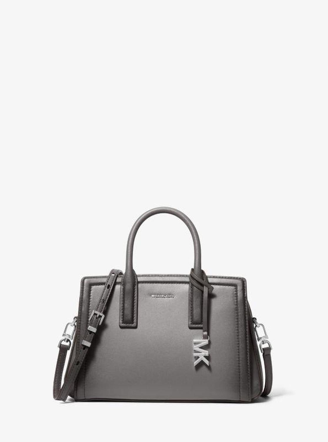 Laila Small Burnished Leather Satchel