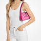 Lyra Small Zebra Print Calf Hair Pochette
