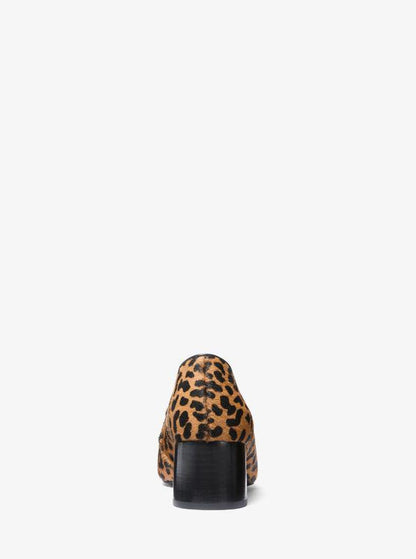 Mindy Flex Leopard Print Calf Hair Loafer