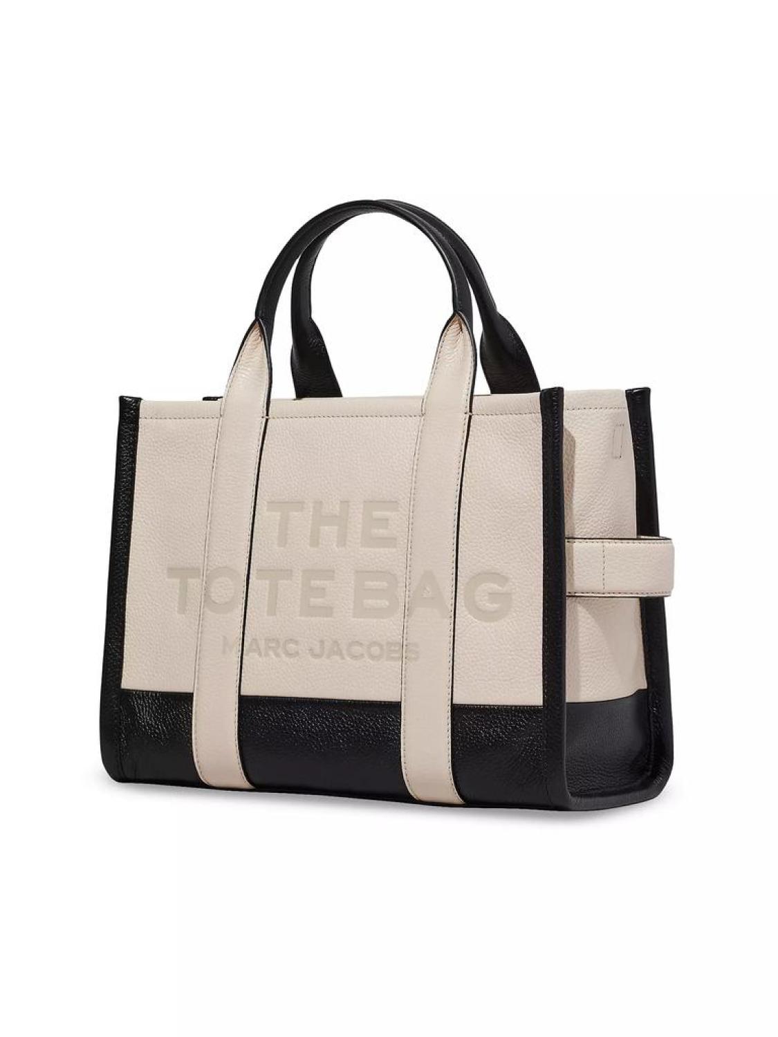 The Colorblock Leather Medium Tote