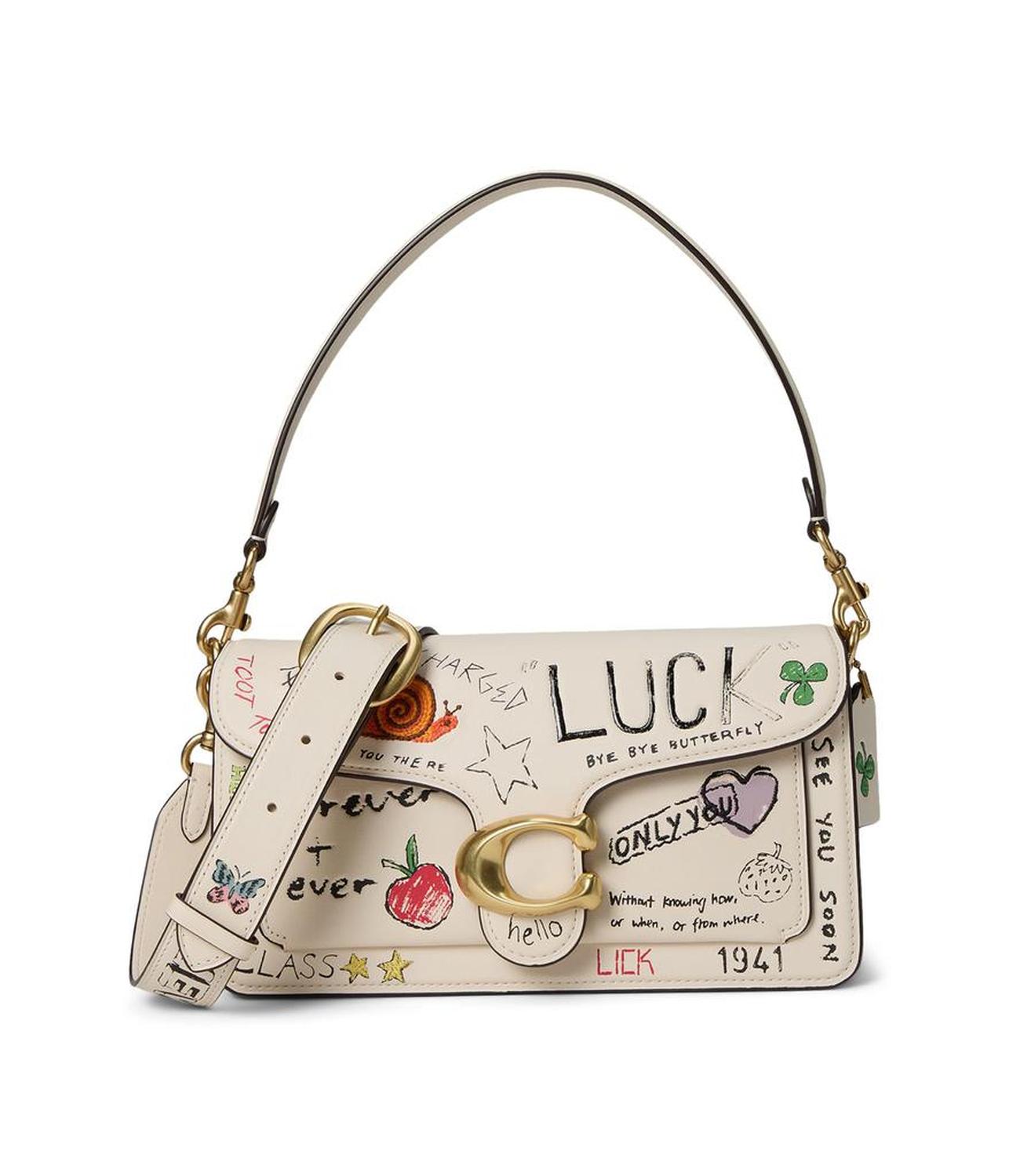 Tabby Shoulder Bag 26 With Sketch Print
