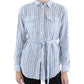 Womens Linen Button-Down Top