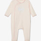 Logo Stretch Cotton Baby Onesie and Bib Gift Set
