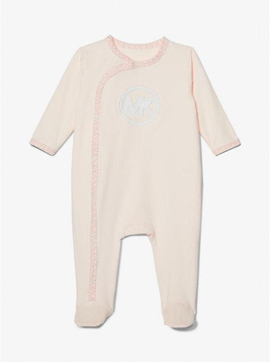 Logo Stretch Cotton Baby Onesie and Bib Gift Set