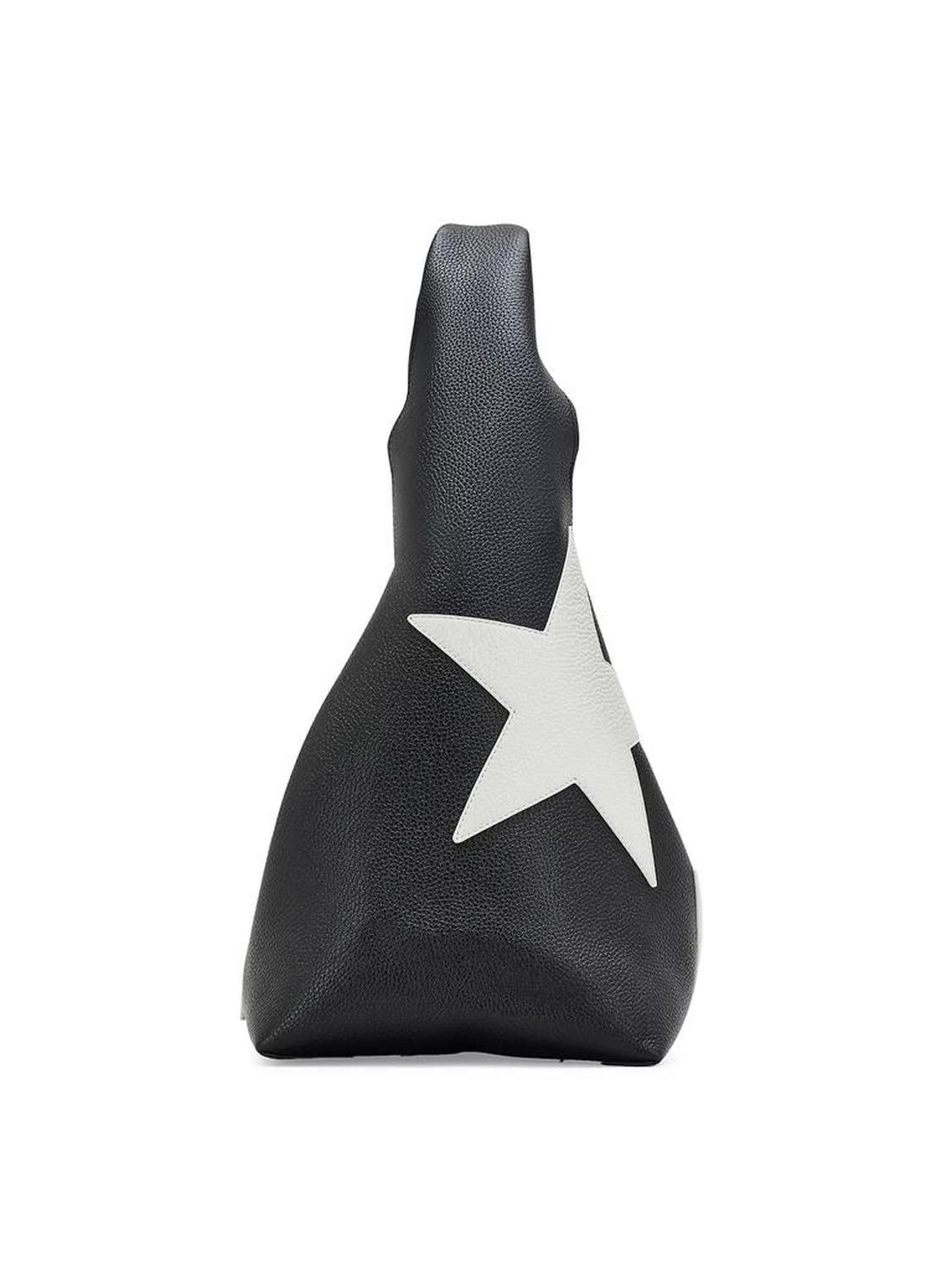The Star Patchwork Leather Sack Bag