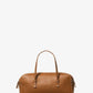 Roberta Hand-Stitched Pebbled Leather Satchel