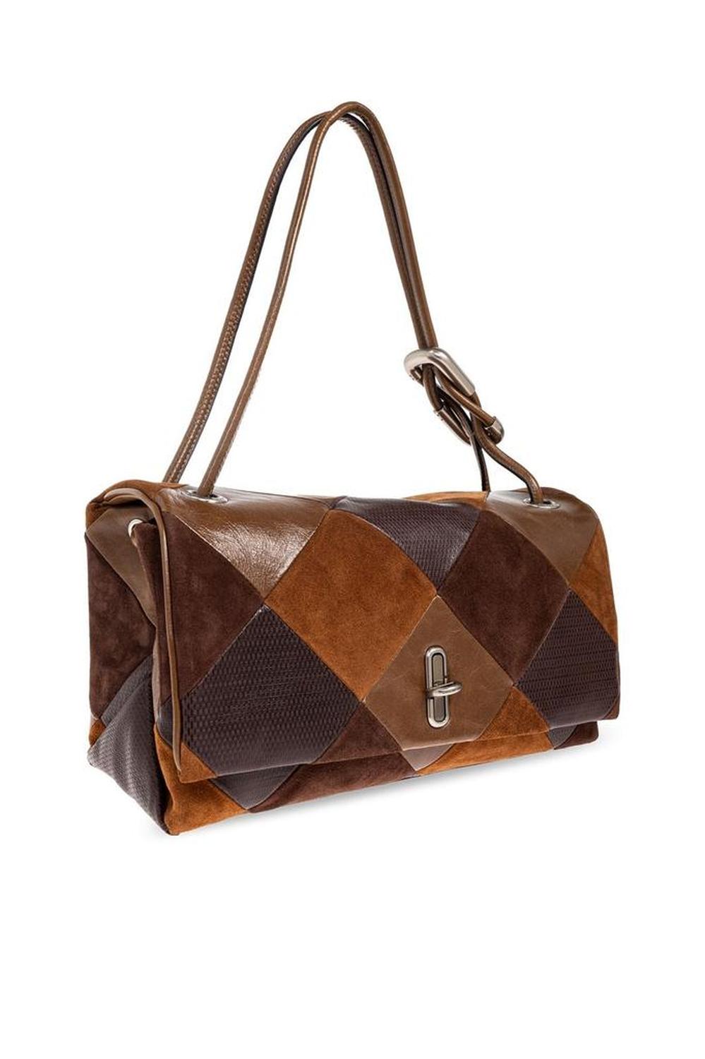 Marc Jacobs Logo Detailed Foldover Shoulder Bag