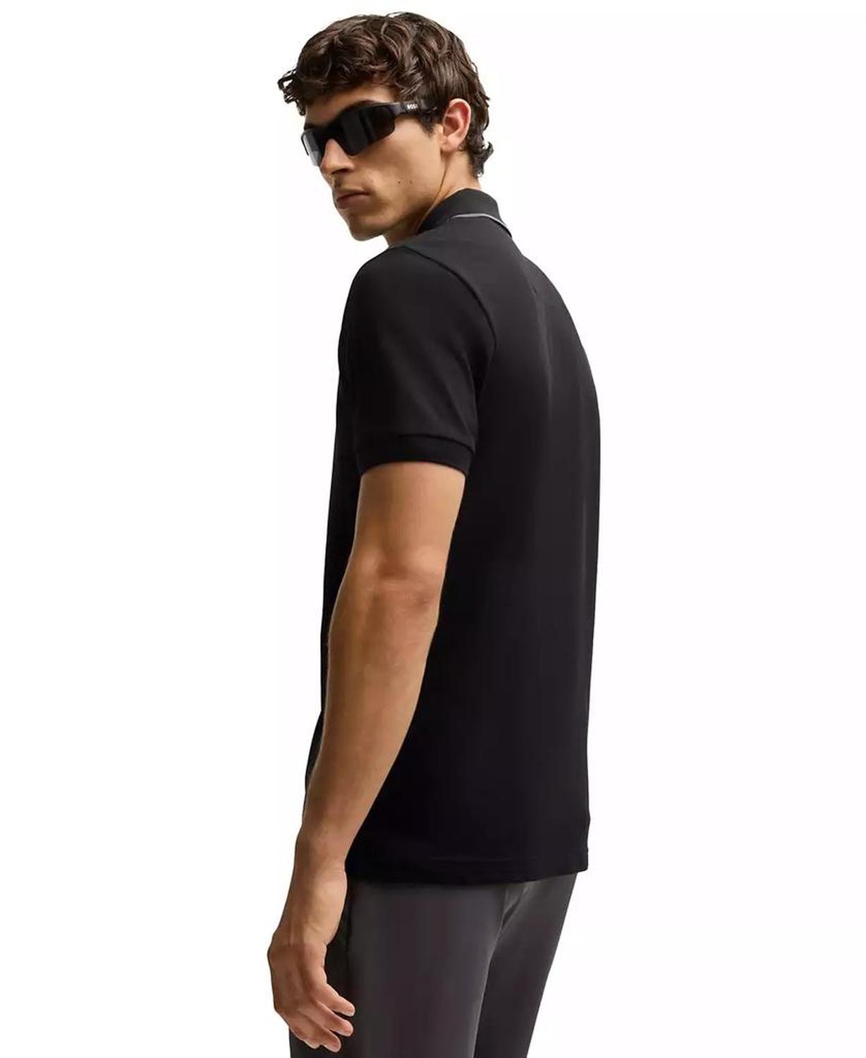 Men's Contrasting Stripes Polo