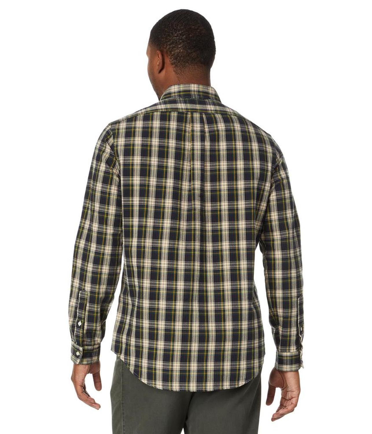 Classic Fit Plaid Oxford Shirt