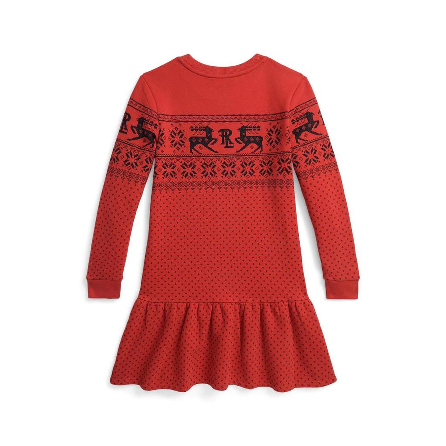 Fair Isle Fleece Dress (Big Kids)