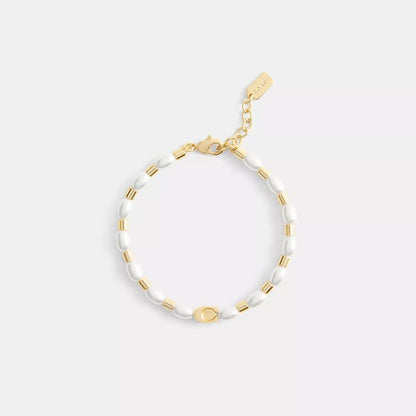 Pearls And Beads Linear Bracelet
