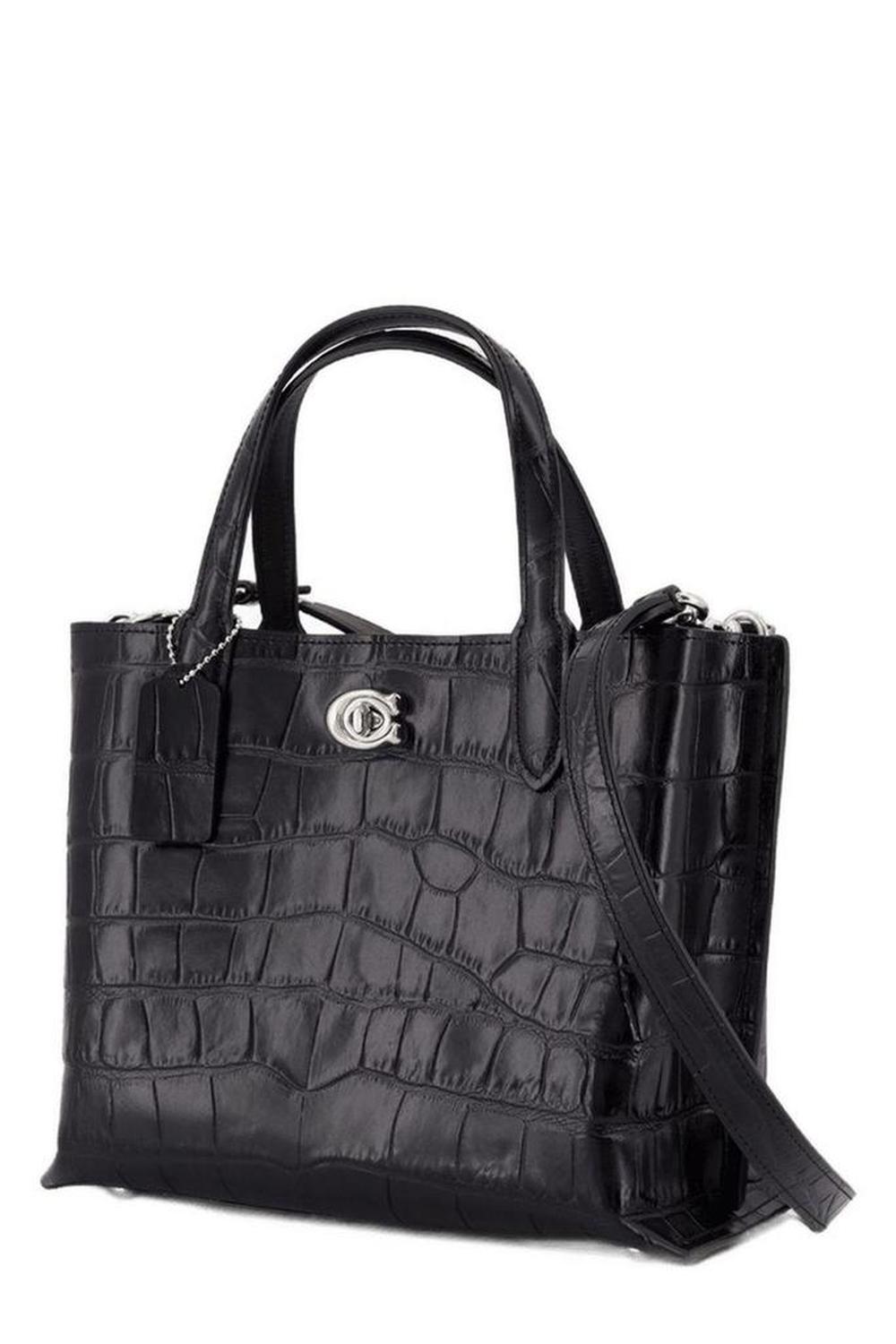 Coach Willow 24 Embossed Shoulder Bag