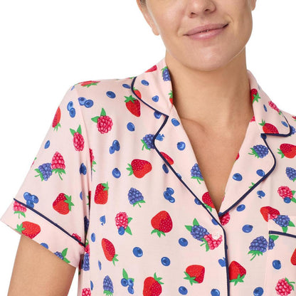 Short Sleeve Cropped PJ Set