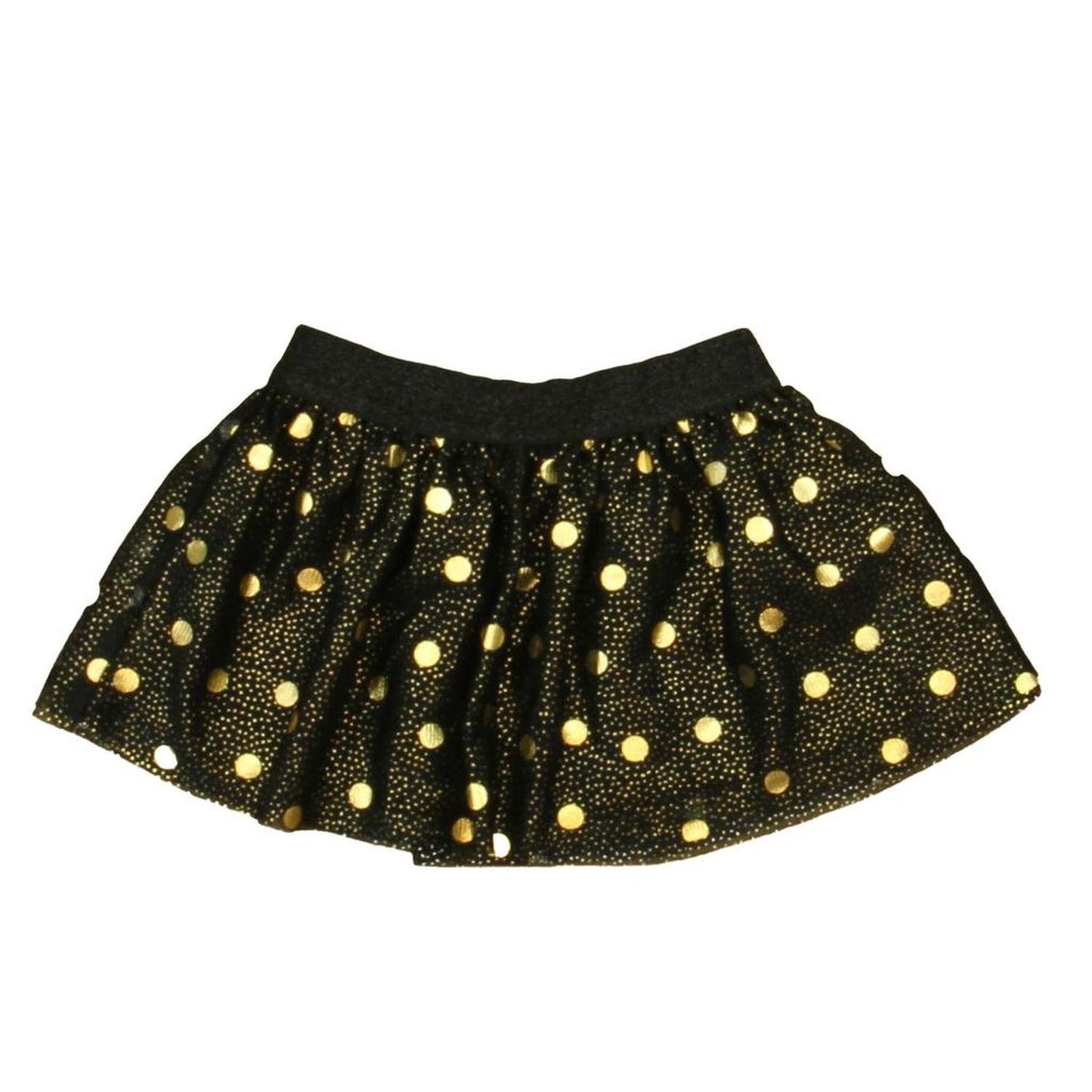 Girls Black | Gold Skirt