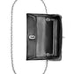 The Star Studded Dual Chain Leather Wallet