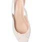 Kate Spade Perforated Bow Slingback Flats