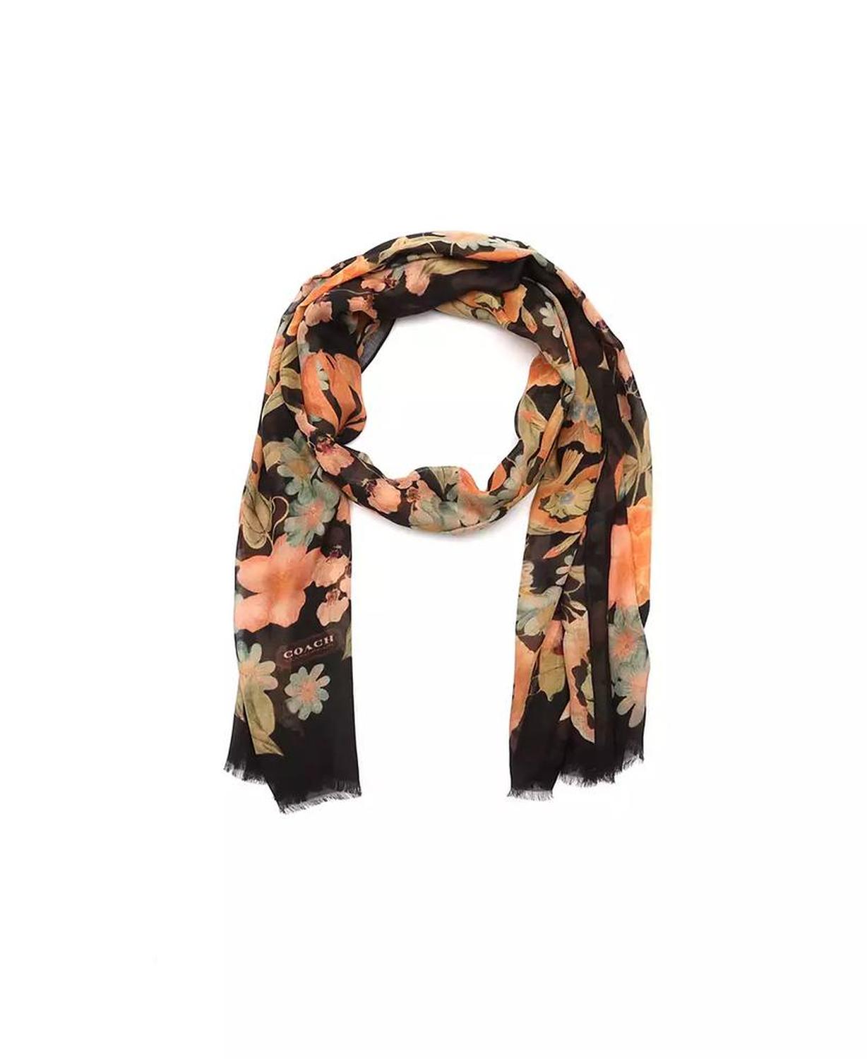 Women's Bad Taste Floral Printed Oblong Scarf