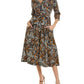 S Max Mara 3/4-Sleeve Midi Dress