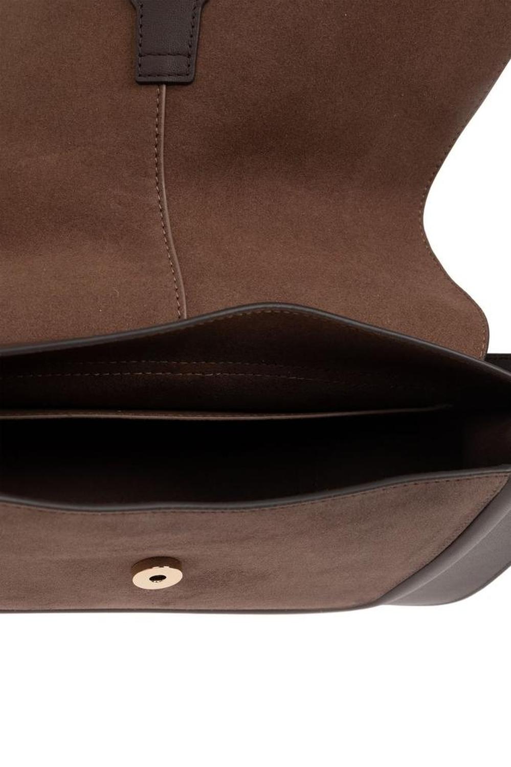 Furla Large Flow Foldover Top Shoulder Bag