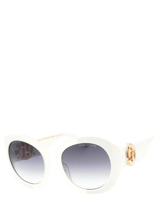 Women's Oversized Two Tone Sunglasses In Ivory/grey Azure