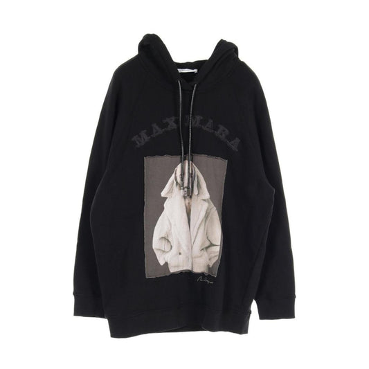 Lillo Wegman Print Oversize Pullover Hoodie Cotton