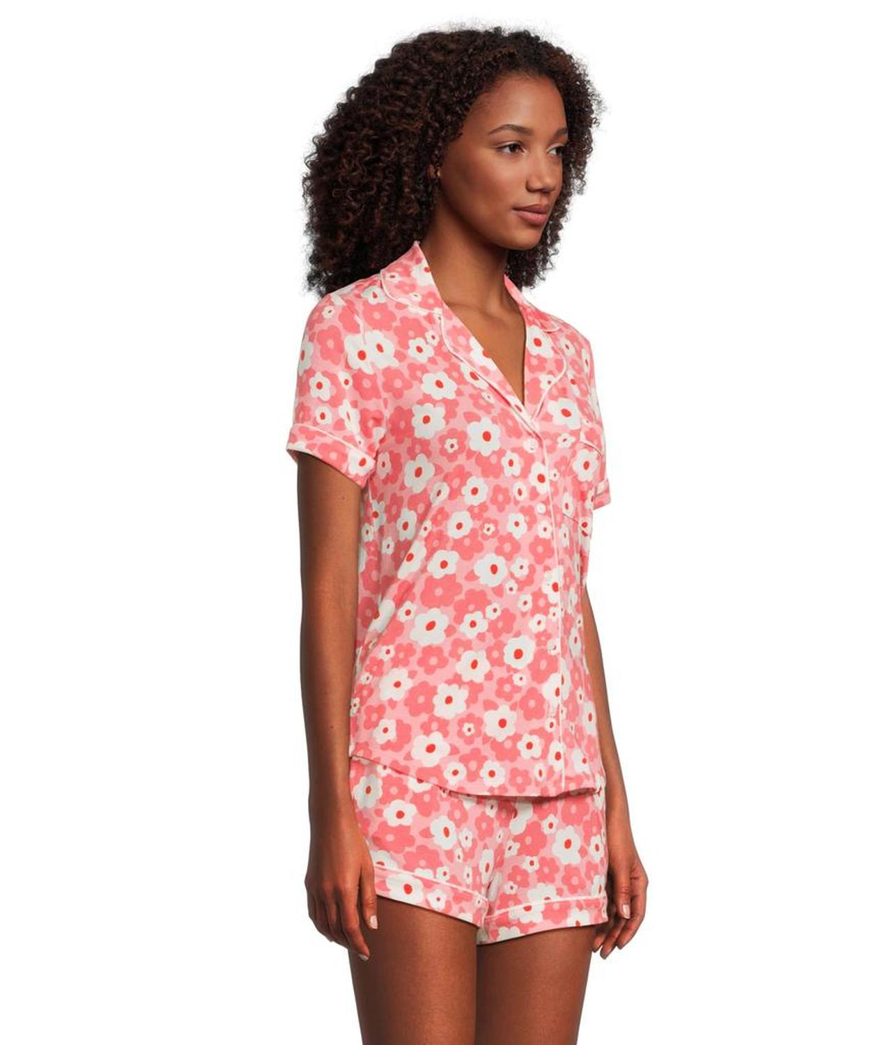 Short Sleeve Boxer PJ Set