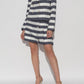 Kate Spade Striped Button Detail Skirt
