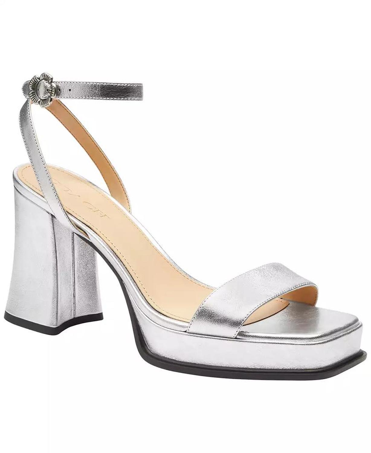 Women's Tea Rose Square Toe Platform Sandals