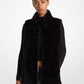 Quilted Faux Fur Vest