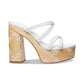Corrine Slip On Strappy Espadrille Platform Sandals