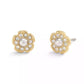 Faux Stone Signature Mini Tea Rose Stud Earrings