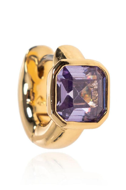 Kate Spade Keep Sparkling Asscher Huggies Earrings