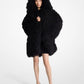 Mongolian Shearling Hooded Coat