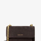 Claire Large Suede Shoulder Bag