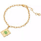 Gold-Tone Out of Office Passport Charm Bracelet