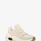 Toni Embellished Linen Blend Trainer