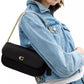 Brook Small Leather Flap Chain Bag