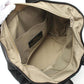 Leather Nylon Canvas Tote Bag