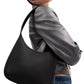 Small Glovetanned Leather Curve Zip Bag