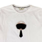 FENDI x KARL LAGERFELD Cotton 'Karl Monster' T-Shirt - White